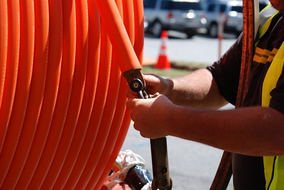 In rural broadband installations, installing a segmented conduit with dedicated pathways allows for the placement of more than one cable.