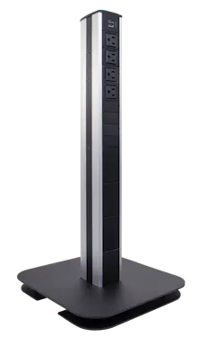 FSR’s Symphony Pedestal is intended for use in multiple environments, including lobby areas of hotels and schools, convention centers, classrooms, airports, spas, offices or any areas where devices can potentially lose battery power. FSR’s Symphony Pedestal is intended for use in multiple environments, including lobby areas of hotels and schools, convention centers, classrooms, airports, spas, offices or any areas where devices can potentially lose battery power.