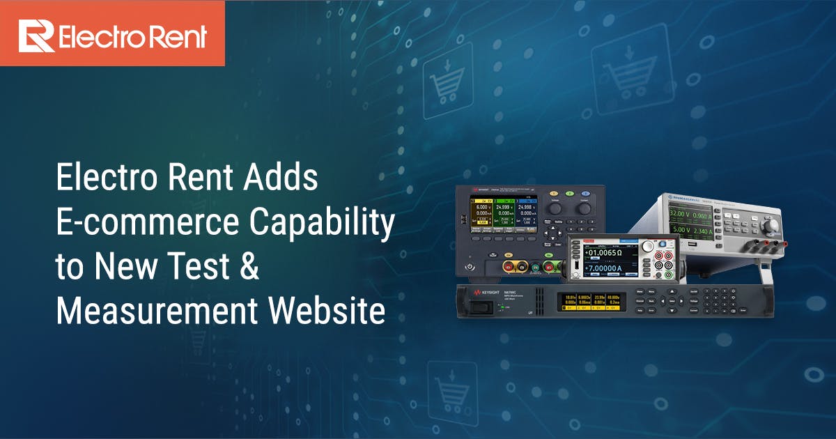 Electro Rent launches test & measurement e-commerce site | Cabling ...