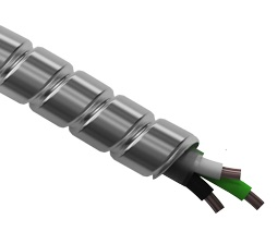 The MC Glide cable, with its unique armor profile, 'glides through metal studs and ceilings,' says AFC Cable Systems.