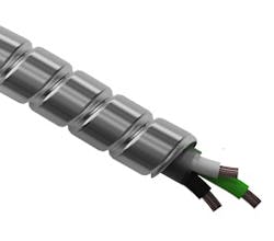 The MC Glide cable, with its unique armor profile, 'glides through metal studs and ceilings,' says AFC Cable Systems. The MC Glide cable, with its unique armor profile, 'glides through metal studs and ceilings,' says AFC Cable Systems.