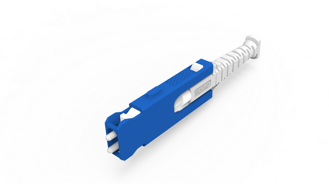 The SN connector features an LC-style 1.25-mm ferrule. It has been adopted in transceiver specifications of QSFP-DD and OSFP MSAs.