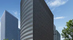A rendering of the Equinix OS3 International Business Exchange (IBX) in Osaka.