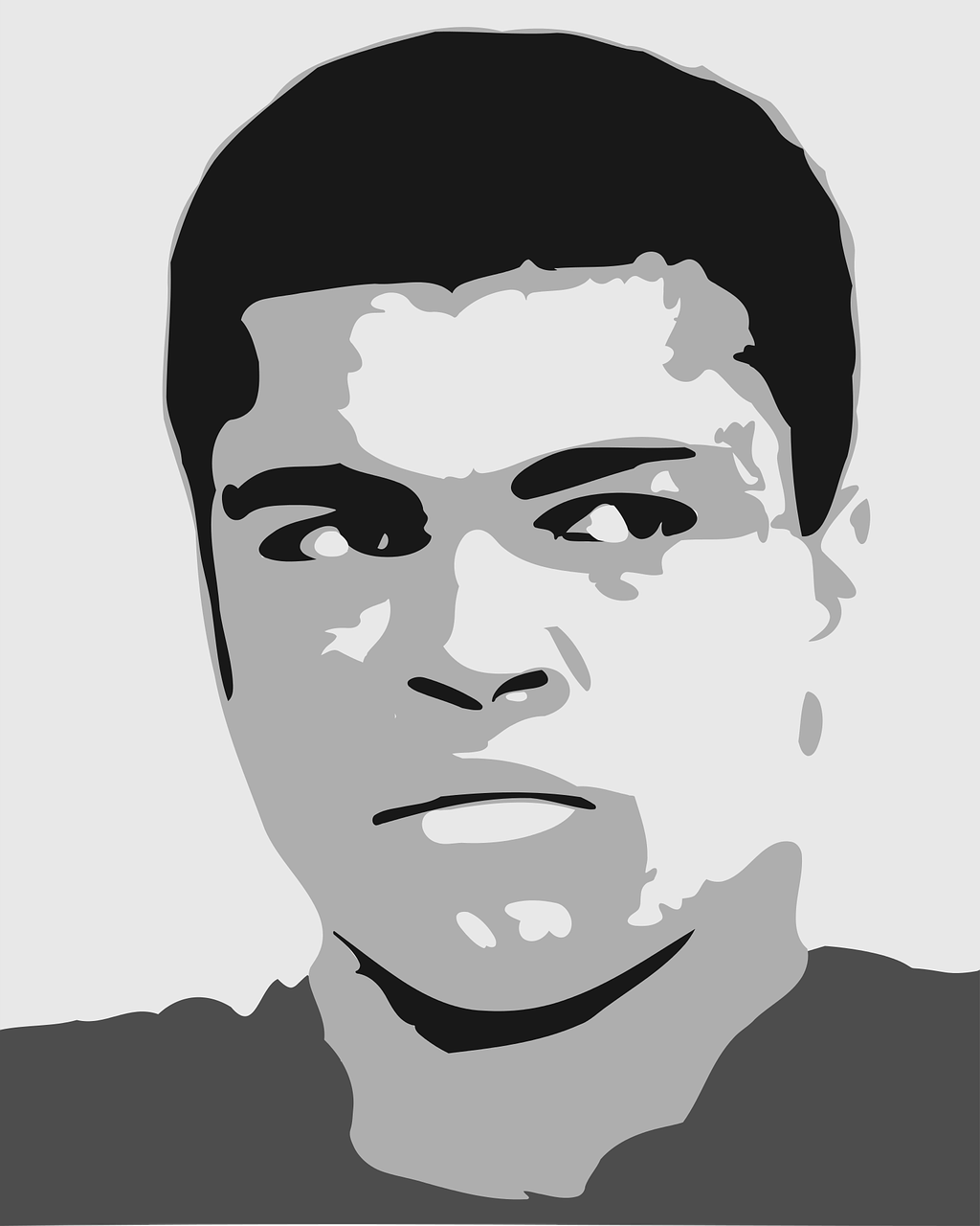 Muhammad Ali (/ɑːˈliː/; born Cassius Marcellus Clay Jr.; January 17, 1942 &ndash; June 3, 2016) was an American professional boxer, activist and philanthropist. (Caption Source: Wikipedia)
