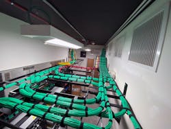 The PoE lighting system’s cabling infrastructure comprises the PanGen 22-AWG GenSPEED Category 6 LP cable from General Cable and Category 6 connectivity from Panduit. The PoE lighting system’s cabling infrastructure comprises the PanGen 22-AWG GenSPEED Category 6 LP cable from General Cable and Category 6 connectivity from Panduit.