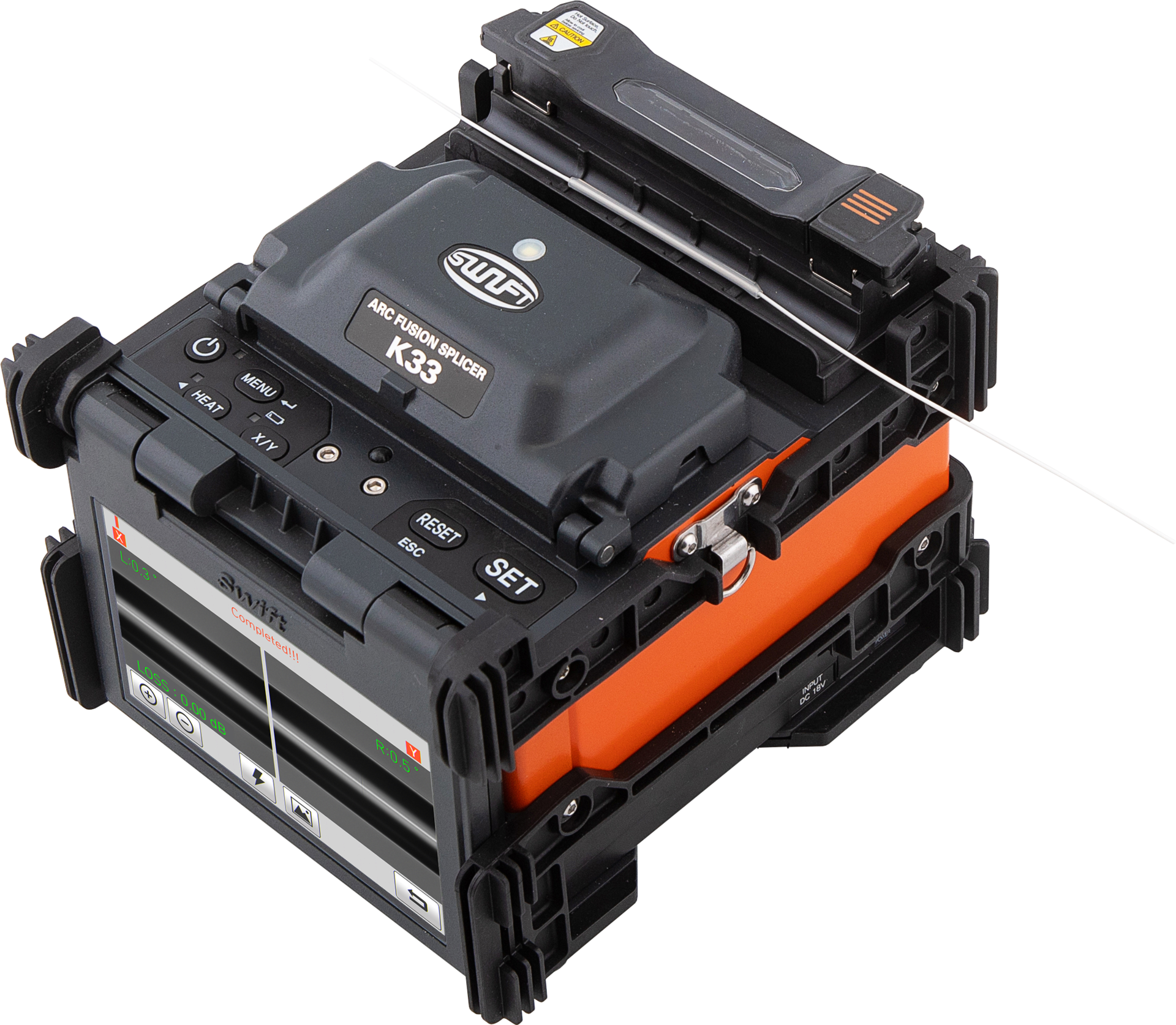 The Swift K33 is a standalone core-alignment splicer from America Ilsintech.