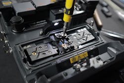 Remove electrodes above camera lens. Remove electrodes above camera lens.