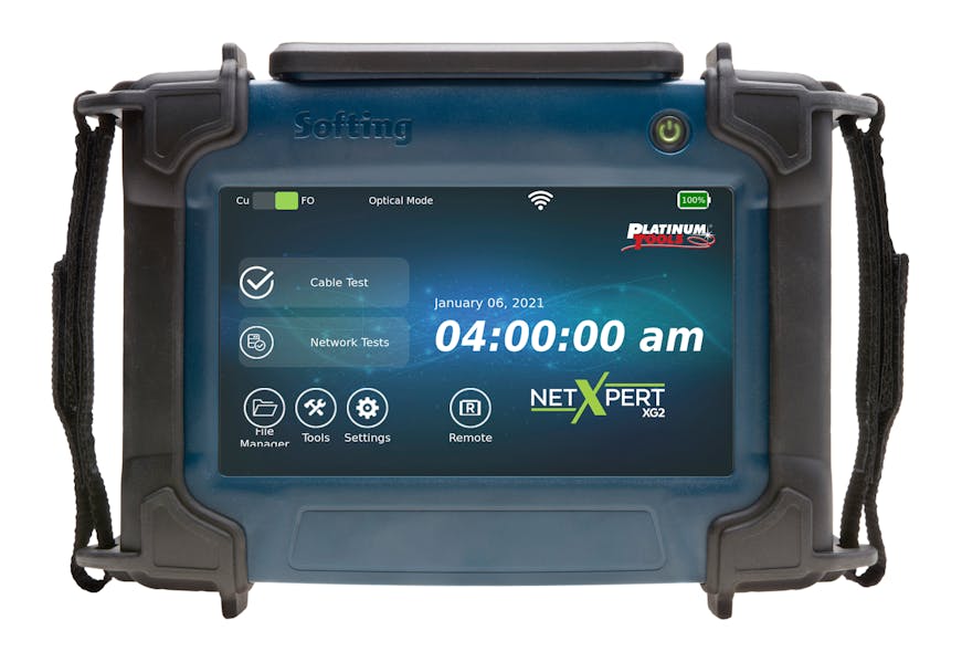 Platinum Tools offers the NetXpert XG2, a 10-Gbit/sec tester for copper, fiber, and WiFi networks.