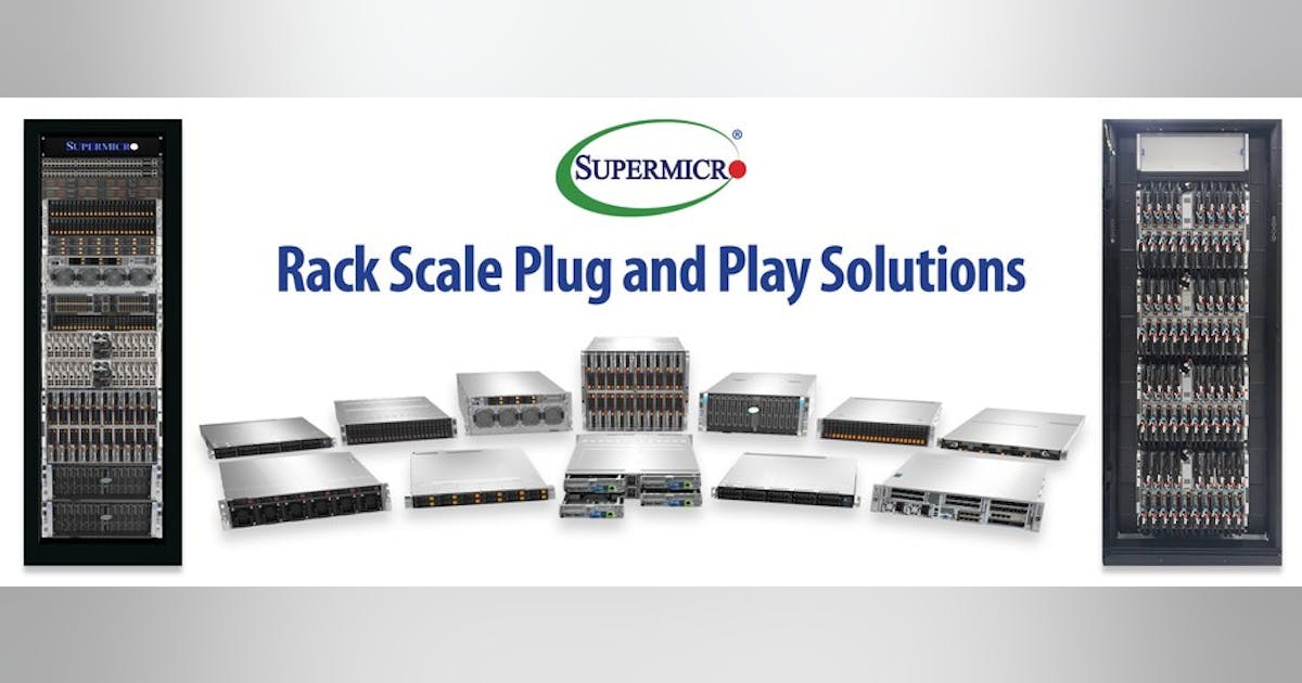 Supermicro intros COTS rack-scale systems for cloud, AI, and 5G/edge ...