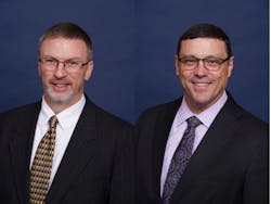 L: BICSI President Todd Taylor; R: BICSI Chief Executive Officer John Daniels
