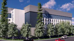 A rendering of Prime Data Centers’ upcoming Martin Avenue facility in Santa Clara, CA.