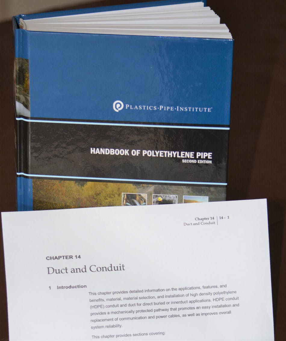 Plastics Pipe Institute expands, updates conduit handbook Cabling