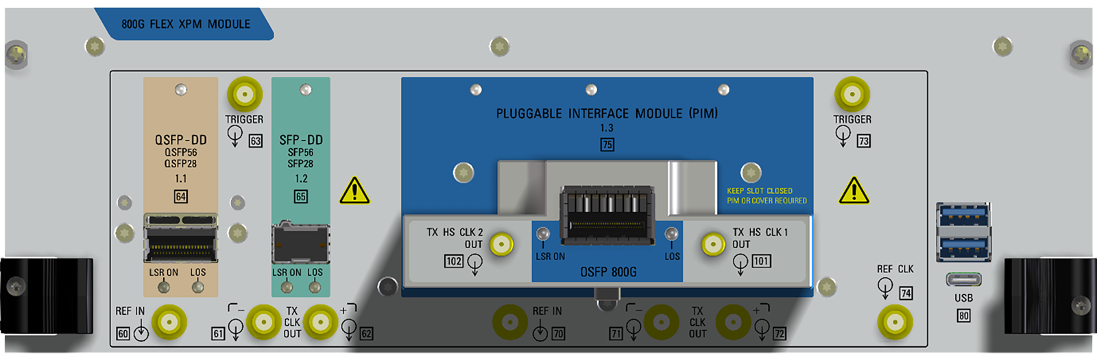 The Viavi ONT 800G FLEX XPM Module now supports QSFP-DD800 testing, accelerating the production of 800G network infrastructure.