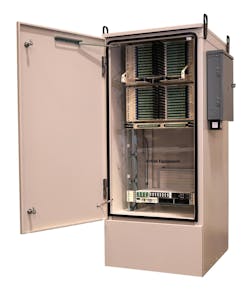 Clearfield's FieldSmart FiberFlex 3000 outdoor cabinet Clearfield's FieldSmart FiberFlex 3000 outdoor cabinet