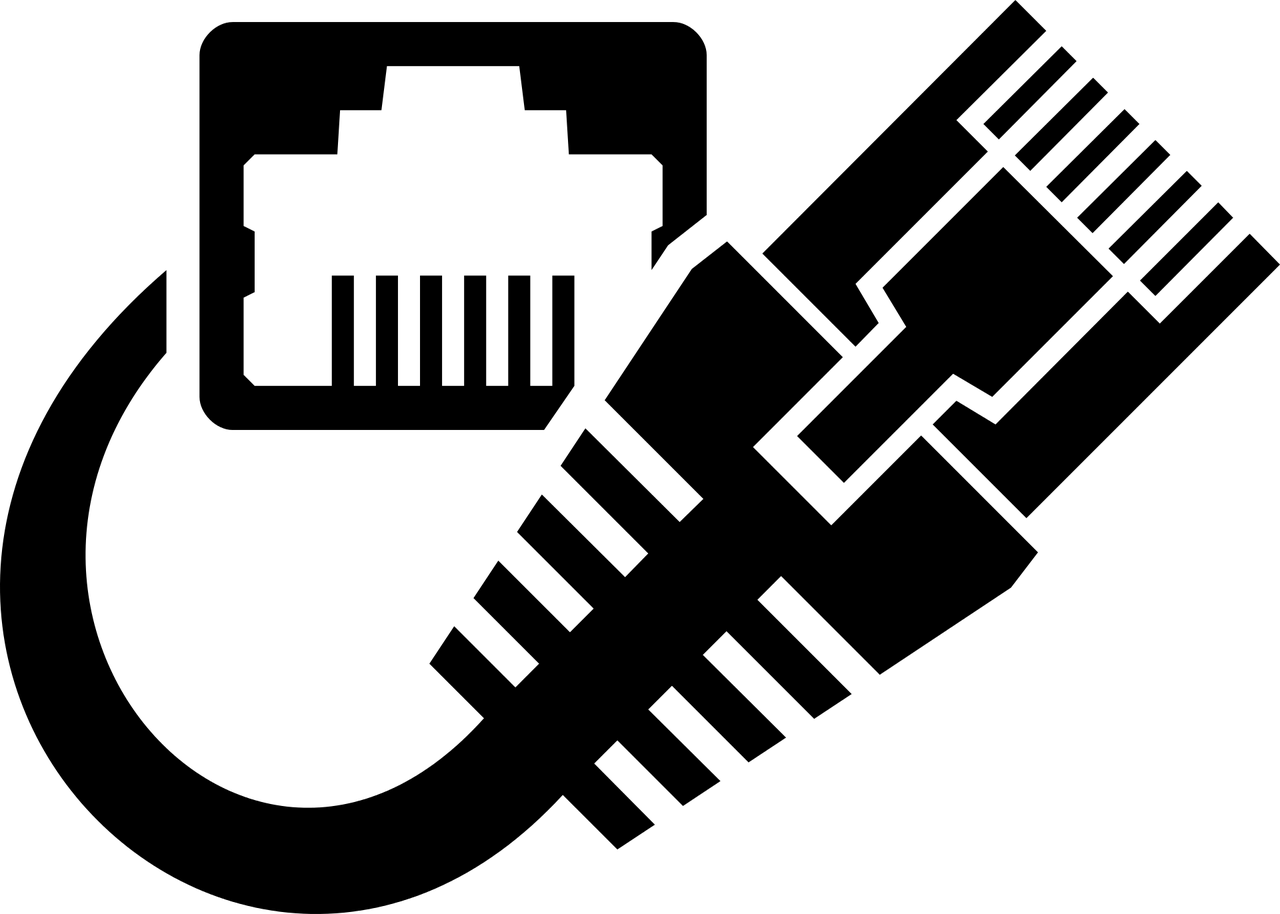 Ethernet Open Clipart Vectors