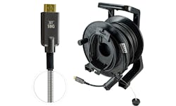 TechLogix Networx, recently acquired by NSI Technologies, provides fiber-optic solutions for markets including Pro AV. Shown here is MOFO, Media Over Fiber Optic cable, HDMI 2.0, Tactical Micro-Armored. TechLogix Networx, recently acquired by NSI Technologies, provides fiber-optic solutions for markets including Pro AV. Shown here is MOFO, Media Over Fiber Optic cable, HDMI 2.0, Tactical Micro-Armored.