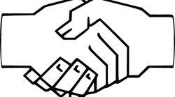 Handshake Open Clipart Vectors