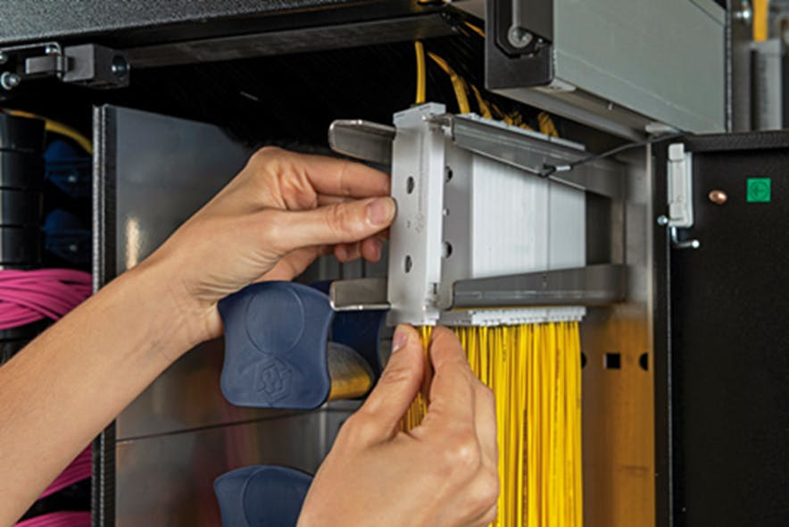 HUBER+SUHNER says its new SFP Splitter Fan-Out module improves GPON distribution network performance by increasing fiber density and enabling a savings of up to 30% in rack space.