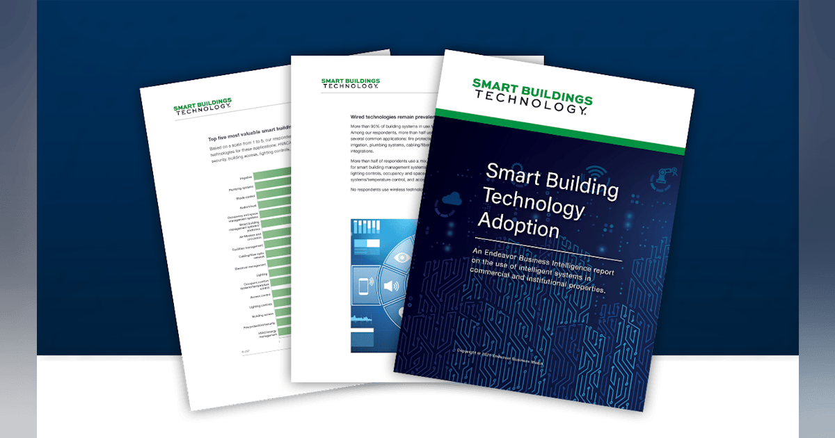 Report tracks adoption of smart building technologies | Cabling ...