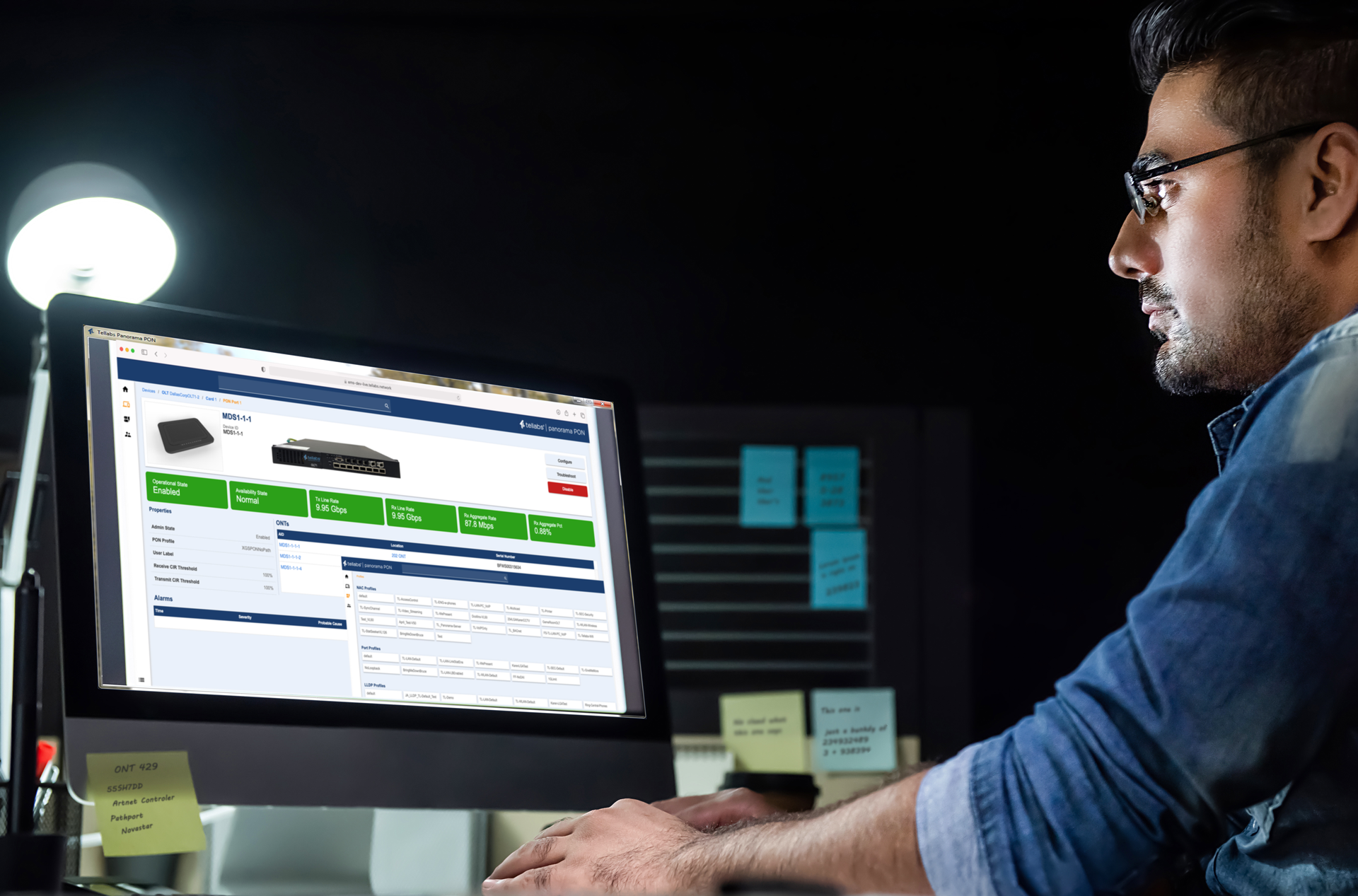 The Tellabs Panorama PON Manager Platform is server- or web-based that helps reduce operational costs by allowing for faster and easier installation, reconfigurations, and management with smart discovery of the entire system.
