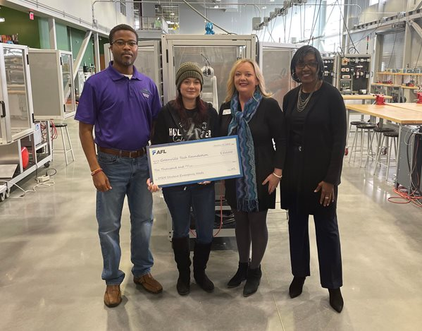 AFL awards the Greenville Tech Foundation.