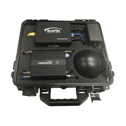 Ideal for emergency response, the AccelTex Power-2-Go solution is a compact kit that includes the antenna, cables, and battery for use with a cellular router to provide a standalone, fully functional 5G mobile hotspot. Ideal for emergency response, the AccelTex Power-2-Go solution is a compact kit that includes the antenna, cables, and battery for use with a cellular router to provide a standalone, fully functional 5G mobile hotspot.