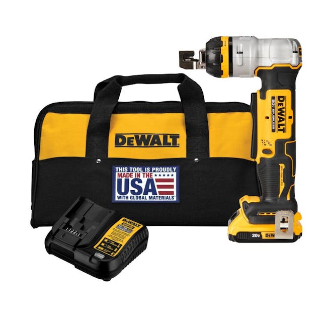 DeWalt s brushless wire mesh cable tray cutter Cabling