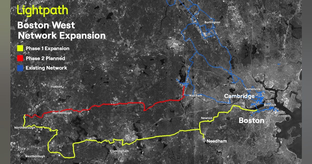Lightpath adds 75 route mi. of fiber in major Boston metro network ...