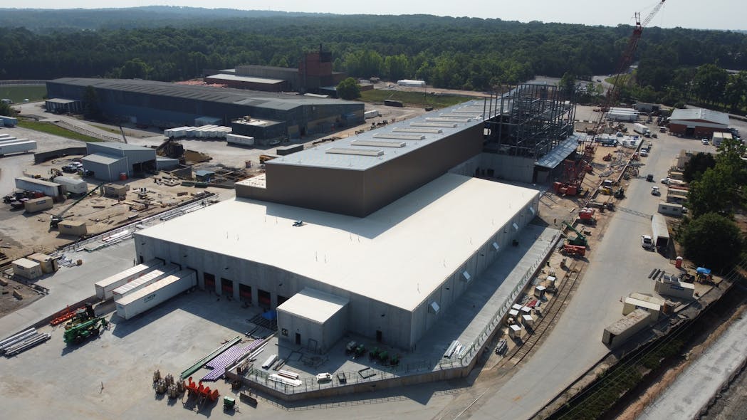 Construction of Southwire's new copper rod plant nears completion