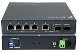 The TechLogix TL-NS42-POE switch (stacked) The TechLogix TL-NS42-POE switch (stacked)