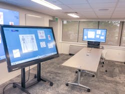 ThinkHub is a hardware-agnostic software system compatible with major commercial touch-display brands. It enables interactive, remote web-based collaboration and notation.