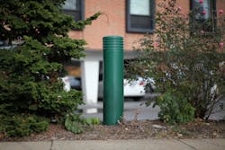 WiFi bollards are ideal for concealing and protecting outdoor-rated APs, antennas, and cabling.