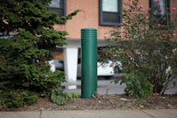WiFi bollards are ideal for concealing and protecting outdoor-rated APs, antennas, and cabling. WiFi bollards are ideal for concealing and protecting outdoor-rated APs, antennas, and cabling.