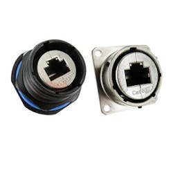 Amphenol Pcd’s RJF and RJFTV6A Series of Cat 6A modular Ethernet connectors Amphenol Pcd’s RJF and RJFTV6A Series of Cat 6A modular Ethernet connectors