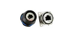 Amphenol Pcd’s RJF and RJFTV6A Series of Cat 6A modular Ethernet connectors