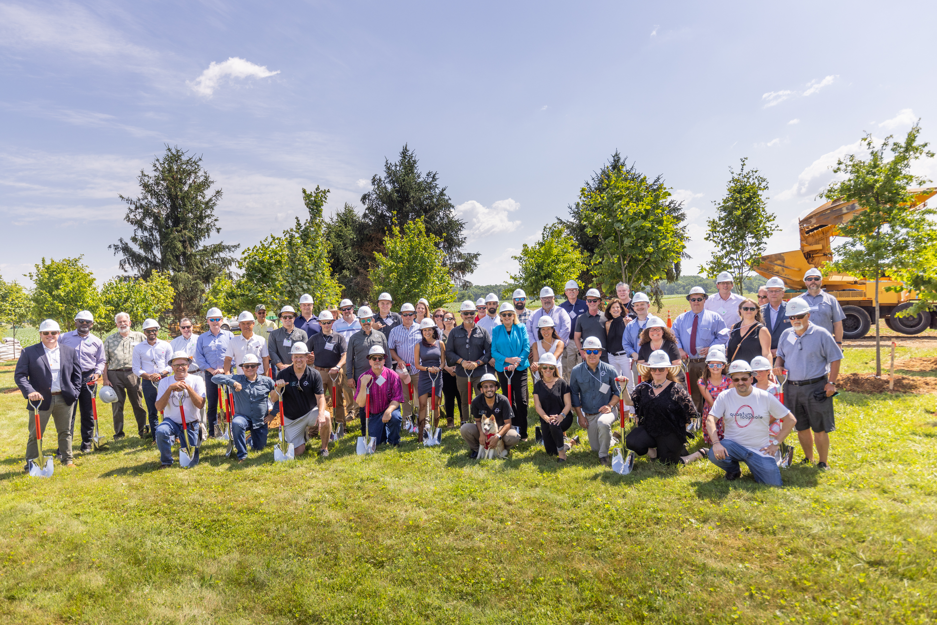 Quantum Loophole's Frederick site groundbreaking hosted local and regional officials, partners, clients and others, kicking off the mass-scale data center development project.