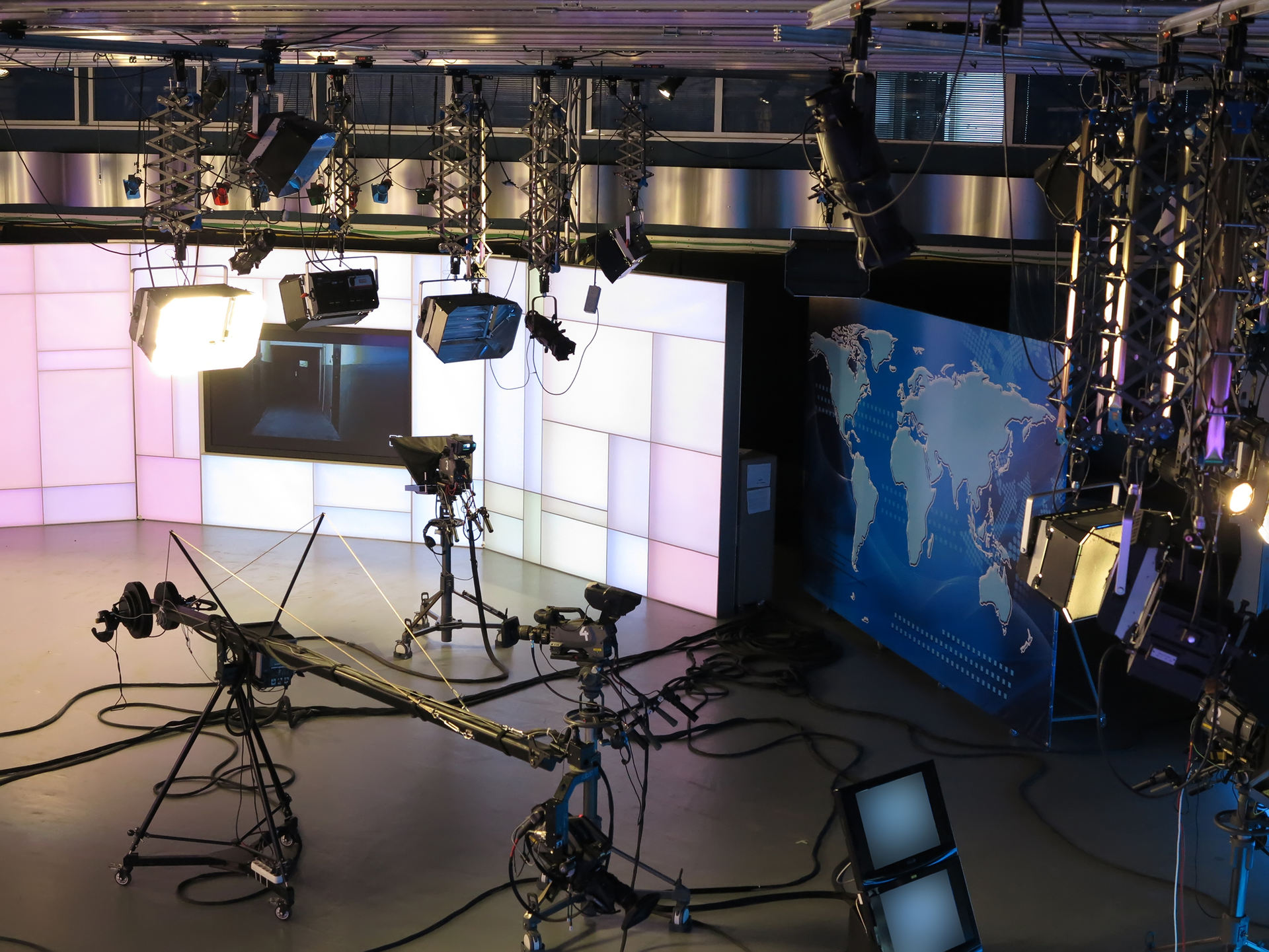 Television studio equipment