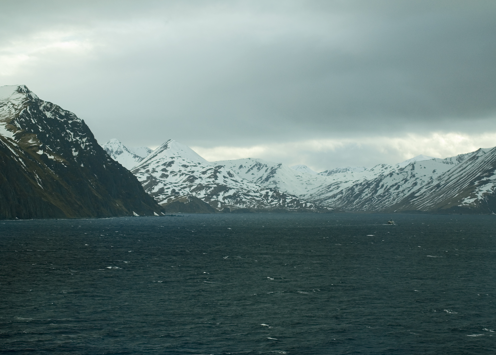 Aleutian Islands coastline