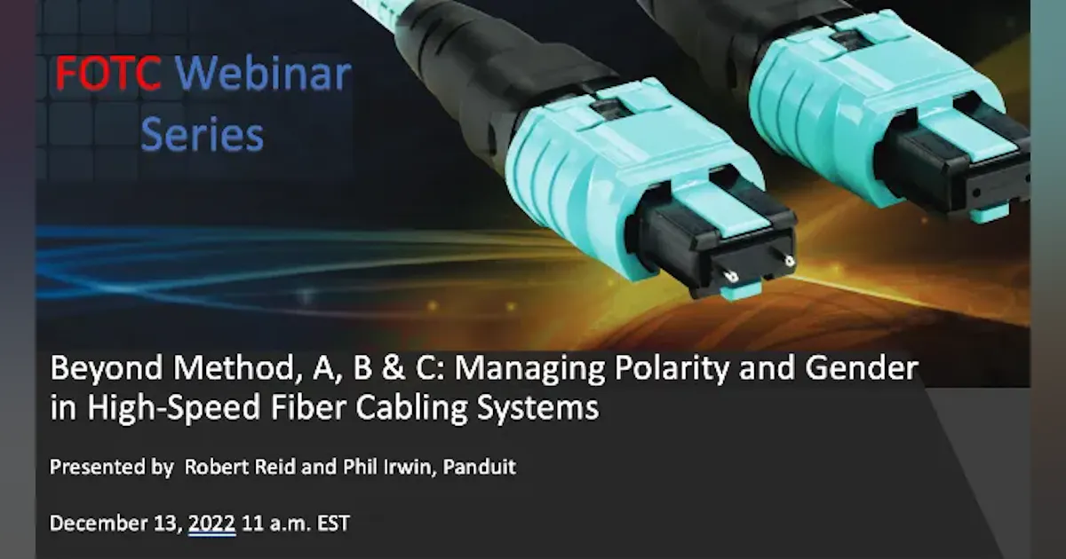 Managing polarity and gender in 16/24 MPO fiber cabling systems ...