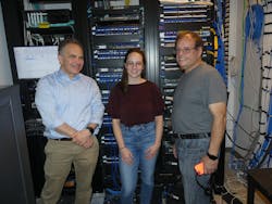 L to R: Bruce Becker, CEO of Becker+Becker, architect, developer and owner of Hotel Marcel, Hannah Walker, RCDD, chief operating officer for Sinclair Digital Services and Luis Suau, chief business officer for Sinclair Digital Services. L to R: Bruce Becker, CEO of Becker+Becker, architect, developer and owner of Hotel Marcel, Hannah Walker, RCDD, chief operating officer for Sinclair Digital Services and Luis Suau, chief business officer for Sinclair Digital Services.