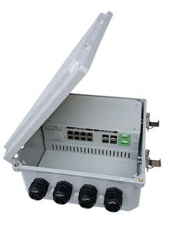 The LPS10868ATMP-T1 outdoor PoE switch The LPS10868ATMP-T1 outdoor PoE switch