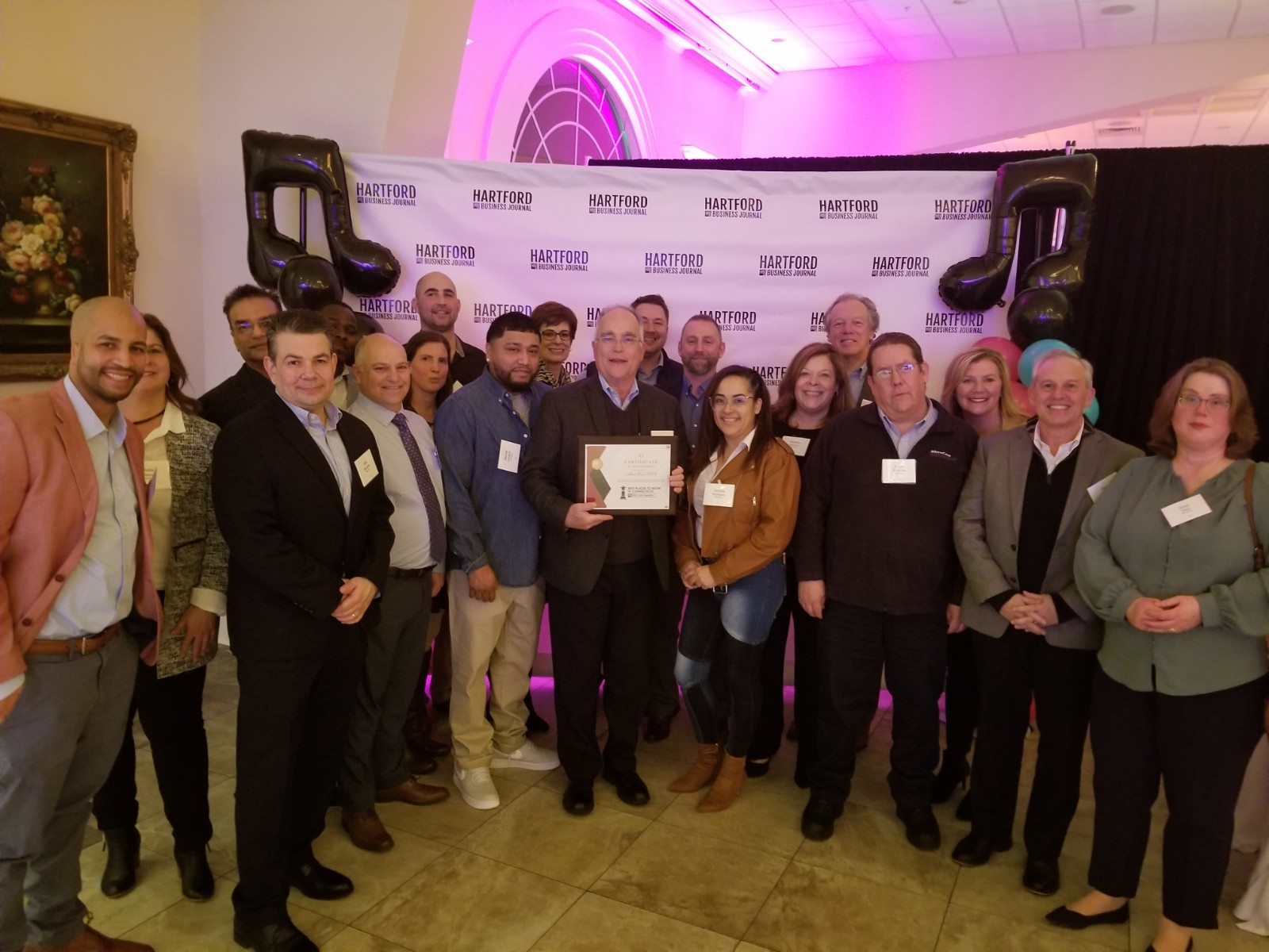 New Britain-based MicroCare's award was presented at a special event provided by the Hartford Business Journal at the Aqua Turf Club in Southington, CT on March 2.