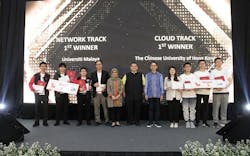 Winners of the Network Track and Cloud Track in the Huawei APAC ICT Competition 2023. Winners of the Network Track and Cloud Track in the Huawei APAC ICT Competition 2023.