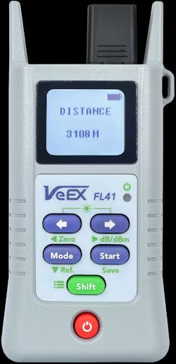 The VeEX FL41 Optical Fault Locator