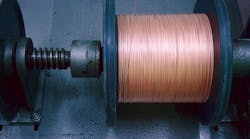Copper wire reel