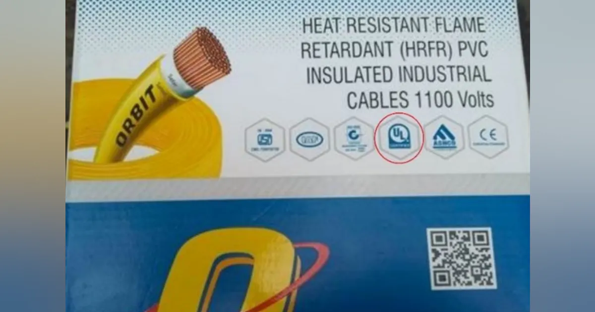 UL Solutions warns: Industrial cables using Certification mark without ...