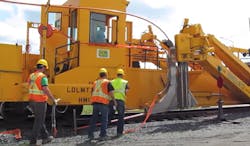 Train Trenching Duct