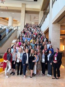 The FBA’s Women in Fiber Luncheon held in August at Fiber Connect 2023 attracted a large crowd of women in the industry. The FBA’s Women in Fiber Luncheon held in August at Fiber Connect 2023 attracted a large crowd of women in the industry.