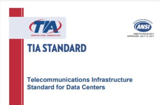 Revised TIA-942 Data Center Standard Approved For Publication | Cabling ...