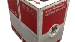 Box of Category 5e cable subject to UL Solutions notice Box of Category 5e cable subject to UL Solutions notice